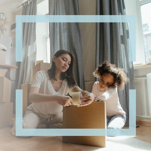 Happy family with insurance protection