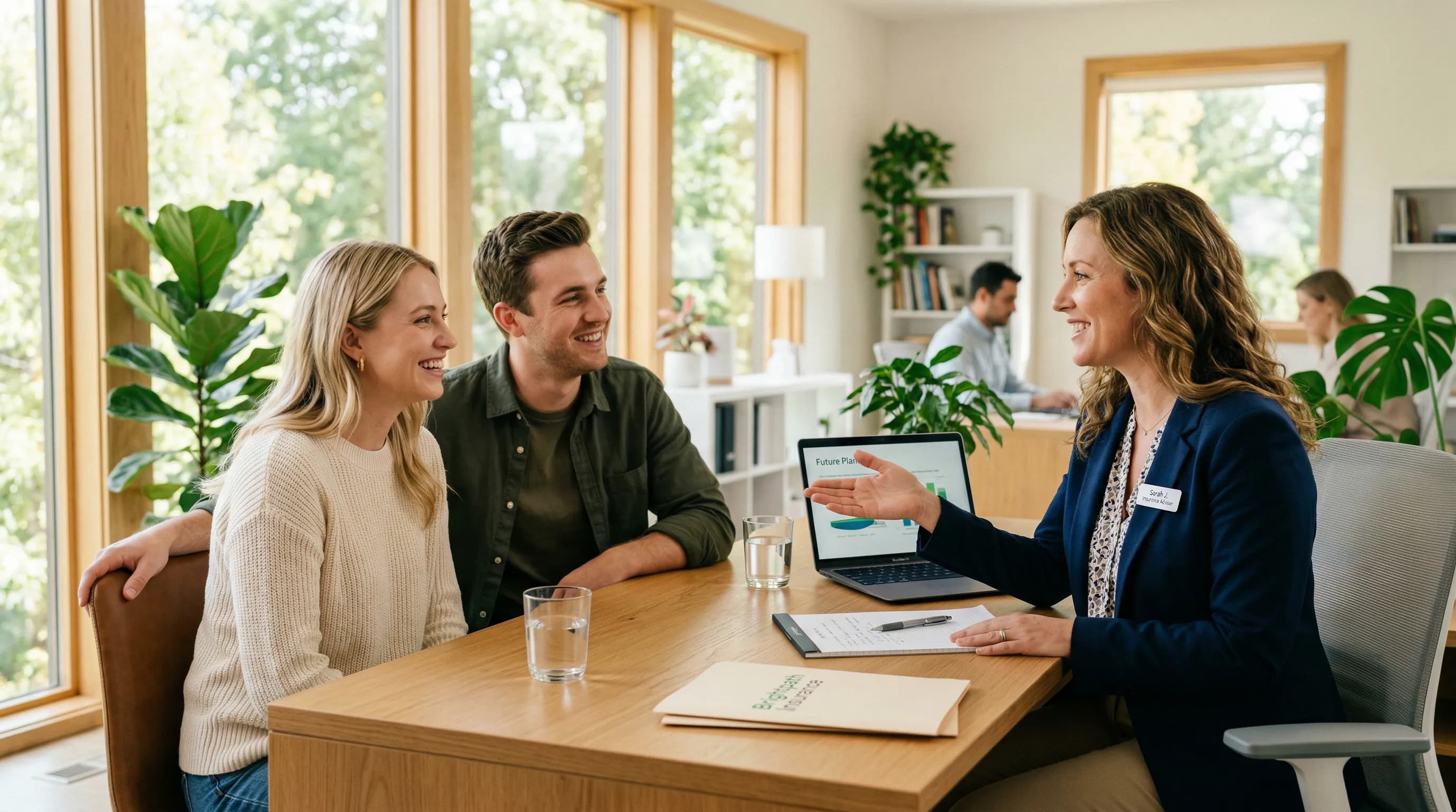 Partner receiving client status update